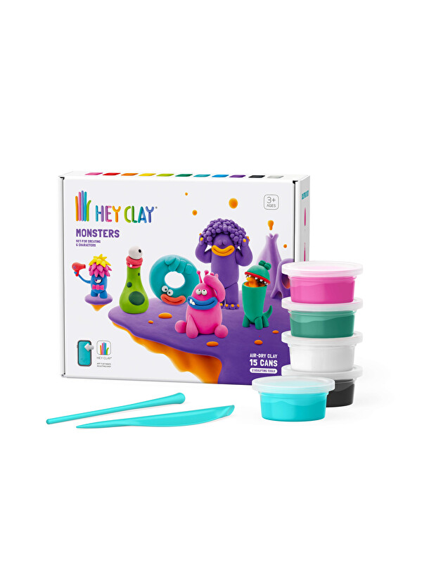 Hey Clay Hava ile Kuruyan Kil (15'li Kutu) - Monsters