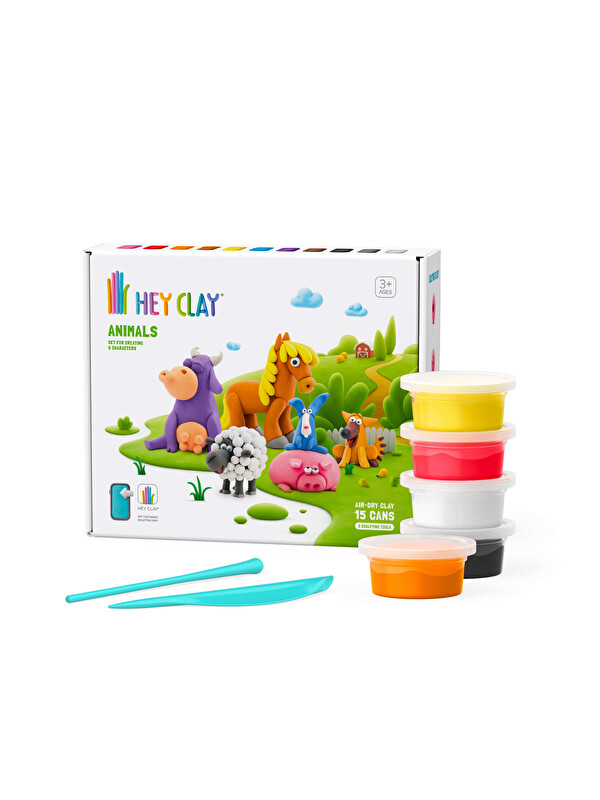 Hey Clay Hava ile Kuruyan Kil (15'li Kutu) - Hayvanlar