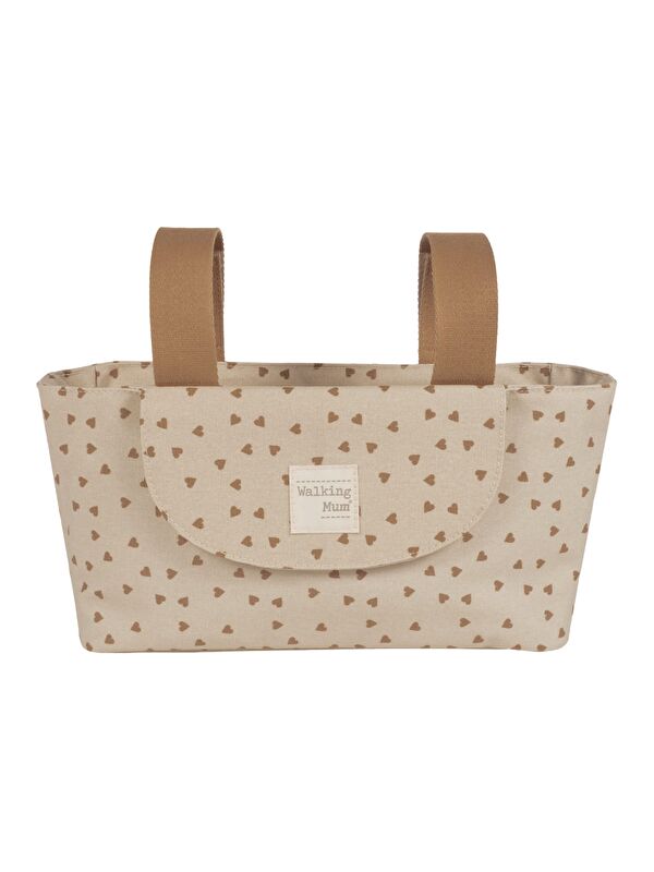 Walking Mum Poppy Bebek Arabası Kalpli Organizer Çanta Cinnamon