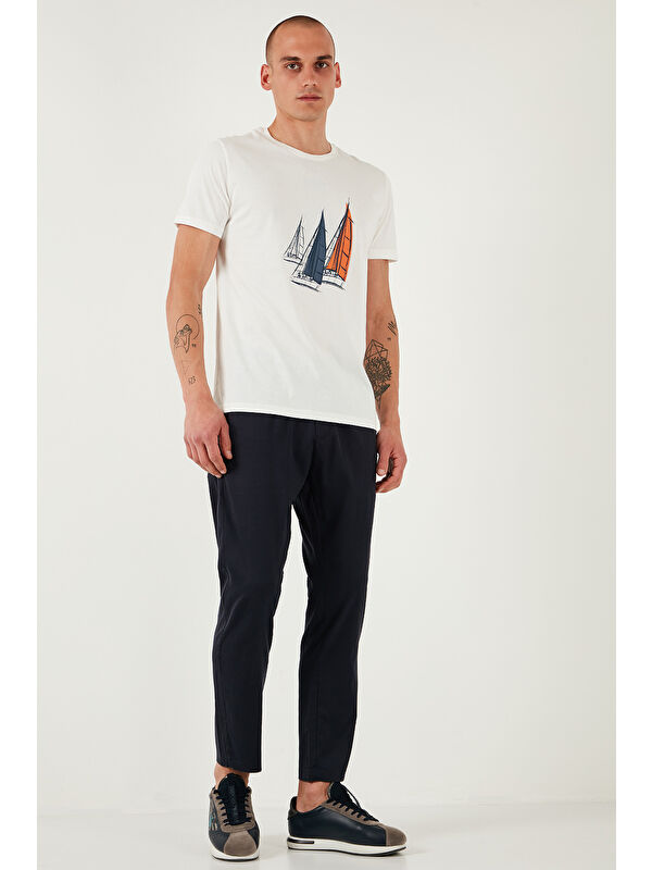 Buratti Pamuklu Slim Fit Lastikli Bel Boru Paça Erkek Pantolon 5545S87JMILANO
