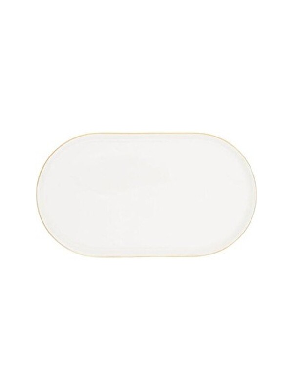PORLAND Chopin Altın Serisi 28CM Oval Kayık Tabak