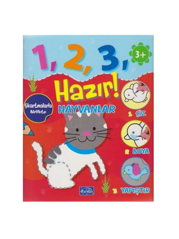 Parıltı Yayınları 1 2 3 Hazır Hayvanlar Parıltı Yay