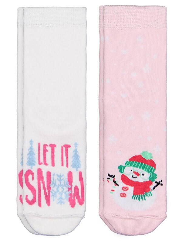 Civil Girls Let Snow Havlu 2'li 2-12 Yaş Kız Soket Çorap - Standart