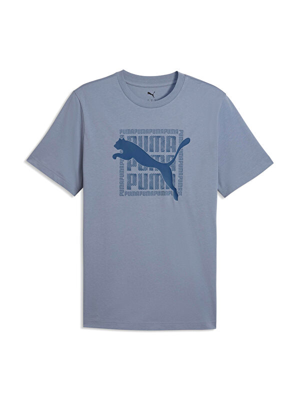 Puma Graphic Erkek Gri Tişört
