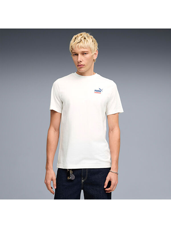 Puma Graphic Erkek Beyaz Tişört
