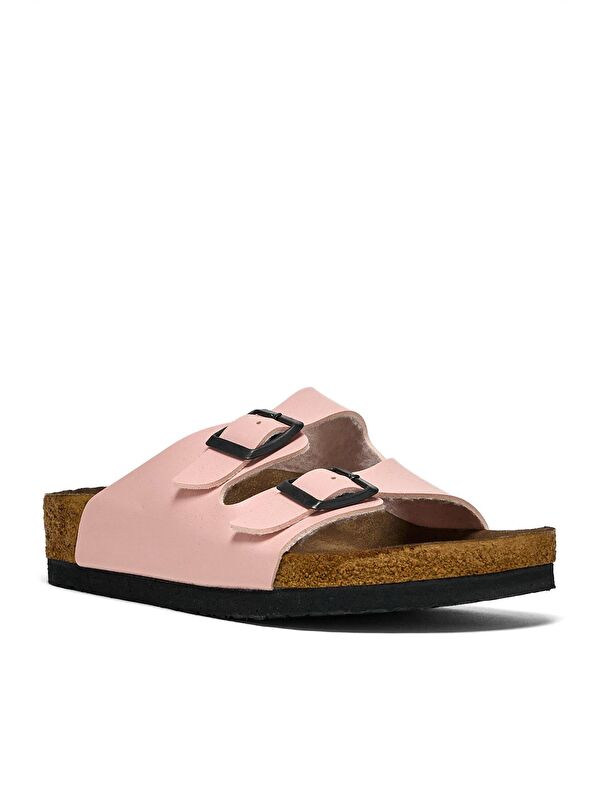 Çocuk Unisex Rahat Kalıp Poli Taban Çift Tokalı Terlik - Görsel 3