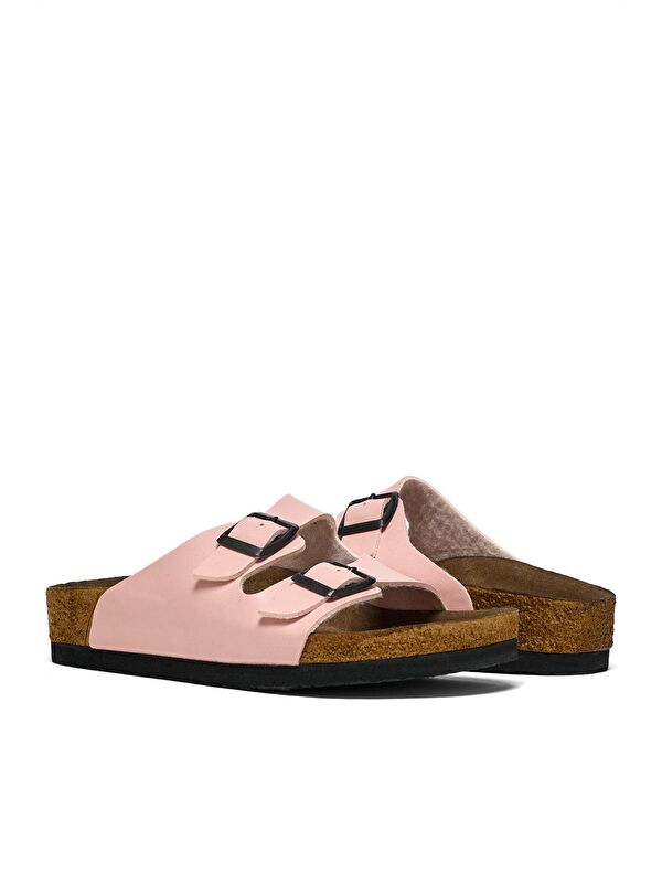 Çocuk Unisex Rahat Kalıp Poli Taban Çift Tokalı Terlik - Görsel 4