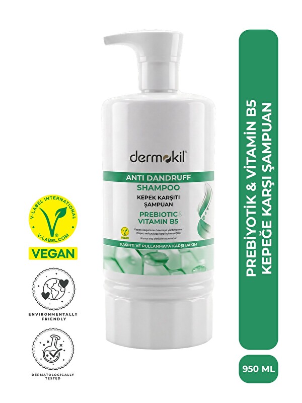 Dermokil Prebiyotik & Vitamin B5 Kepeğe Karşı Şampuan 950 ml