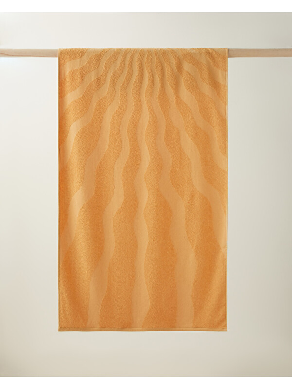 English Home Sunbeam Pamuk Plaj Havlusu 70x140 cm Turuncu
