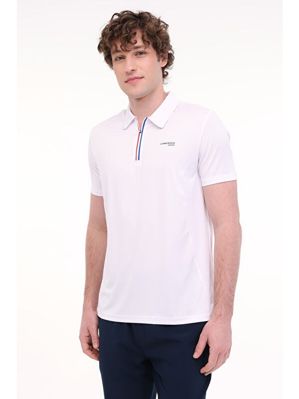 Lumberjack ML RENATO 12ITL1016 5FX Beyaz Erkek Kısa Kol Tişört