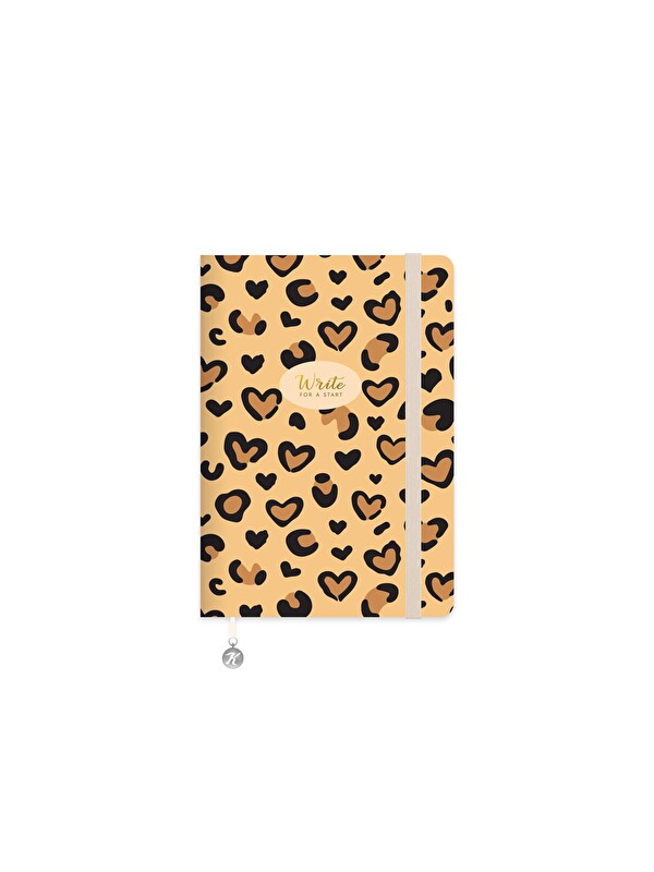 Keskin Color Çizgili Esnek Kapak Write For A Start Defter 14 x 20 CM - Leopar