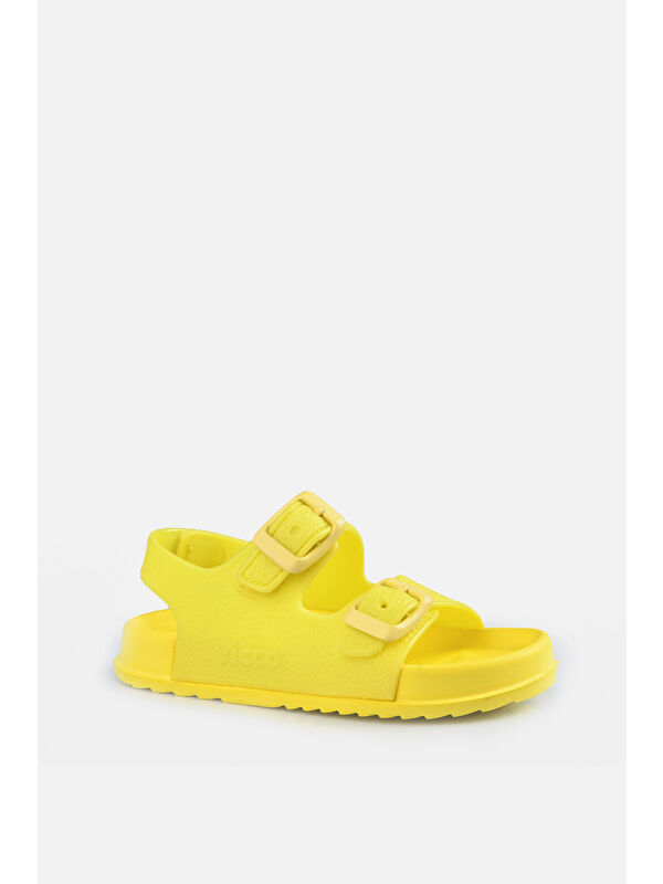Bunny Basic Unisex Bebek Sarı Sandalet - Görsel 3