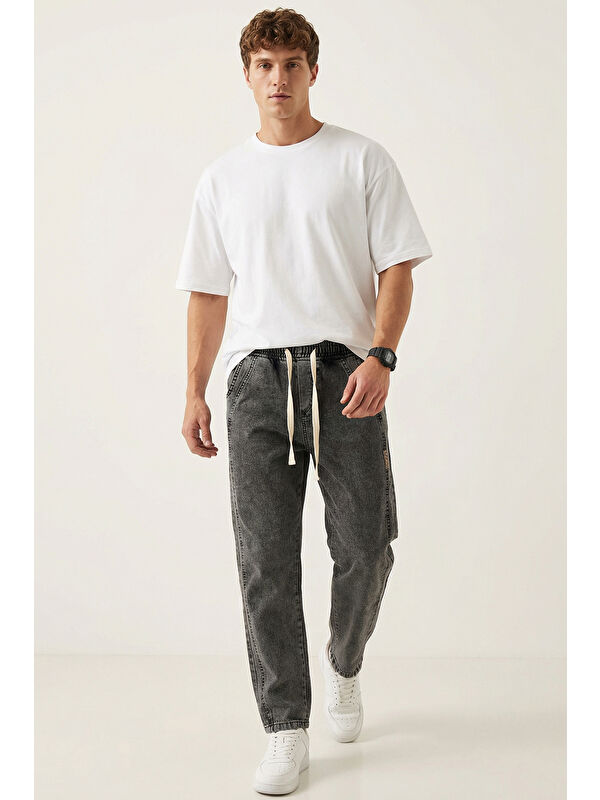 Bigdart Erkek Rahat Kesim Baggy Jean Pantolon 30076 - Antrasit