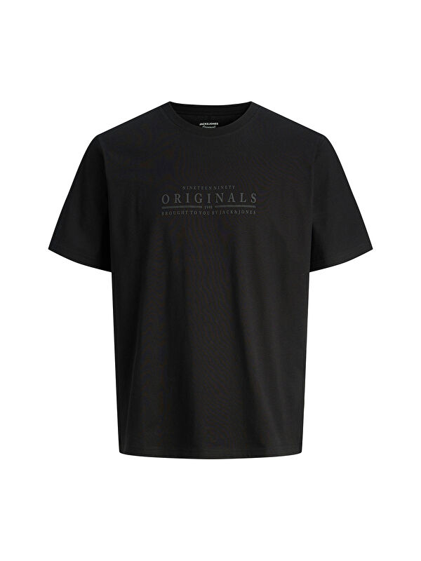 Jack & Jones Skills Minimal Erkek Siyah Tişört