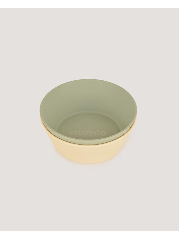 Let's Be Child 2'Li Yuvarlak Kase Sage Green-Vanillia