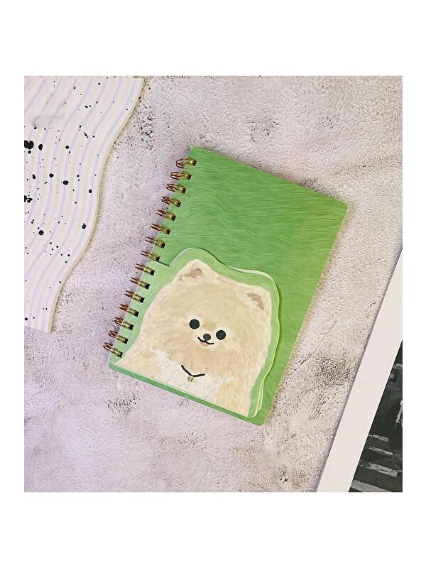 Bam Hediyelik Eşya Sevimli Köpek Kapaklı Spiral Defter