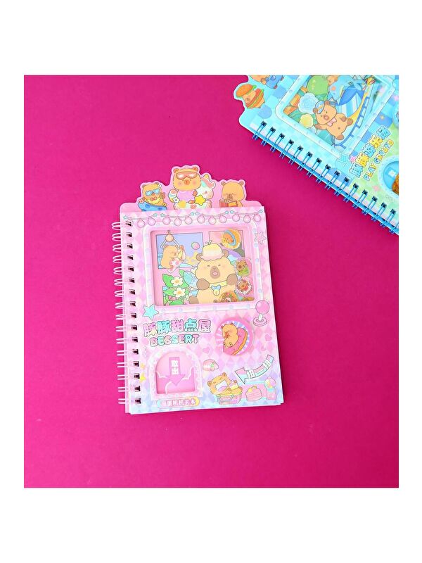 Bam Hediyelik Eşya Otomat Defter – Jetonlu Stickerlı Sevimli Defter