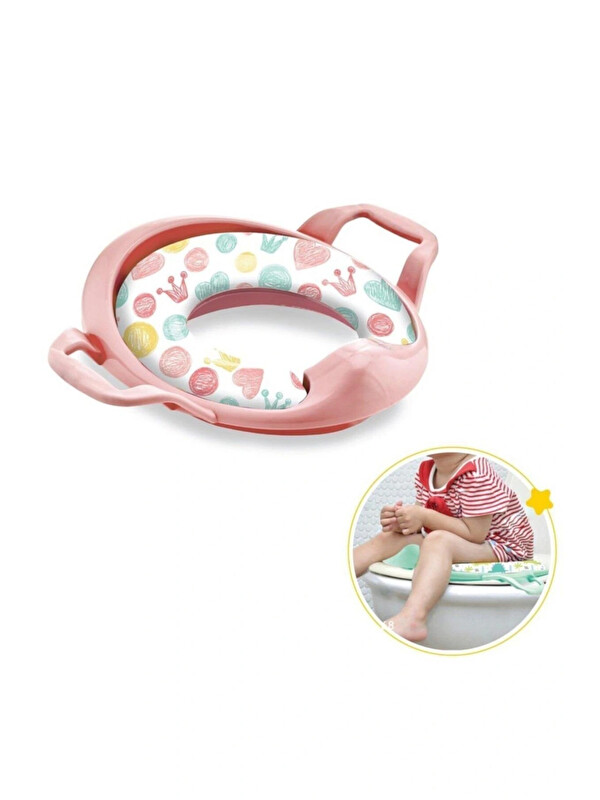 Babyjem Mega Klozet Adaptörü Pembe