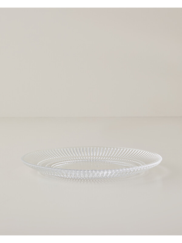English Home Lucent Cam Pasta Tabağı 20 cm Şeffaf
