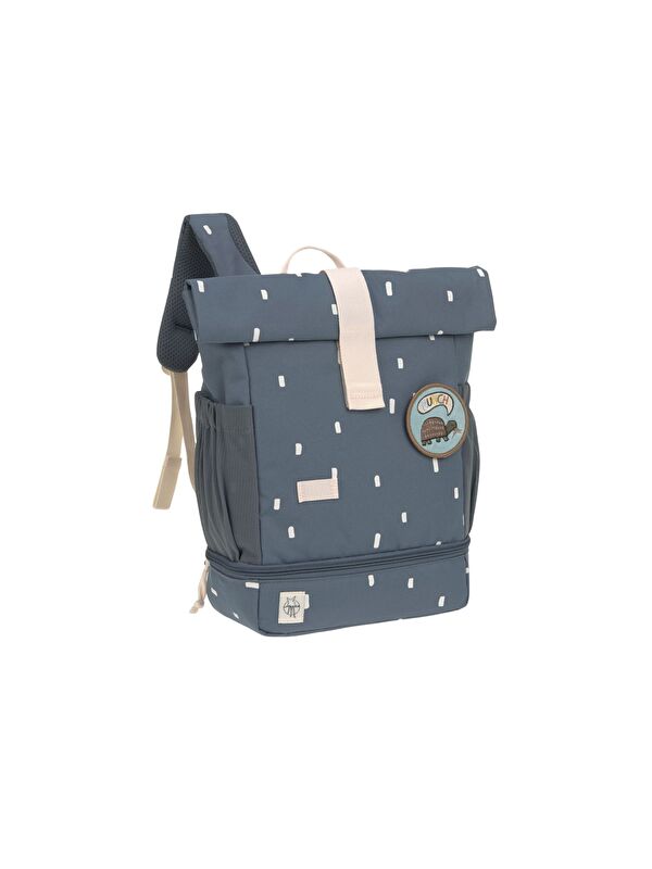 Lassig Happy Prints Mini Rolltop Sırt Çantası Midnight Blue