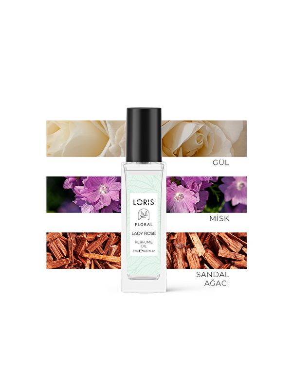Loris Lady Rose 8 ML Kadın Parfüm Yağı | Natural Oil