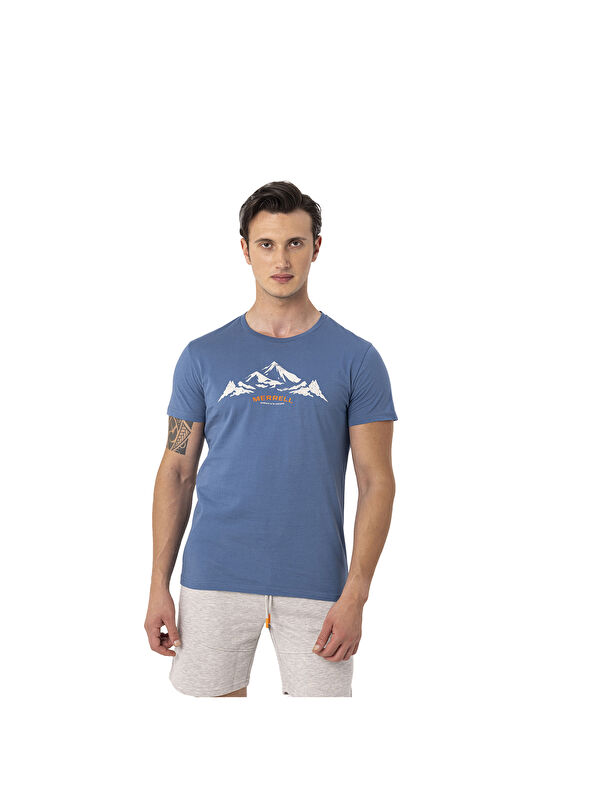 Merrell Taurus Erkek Mavi Tişört