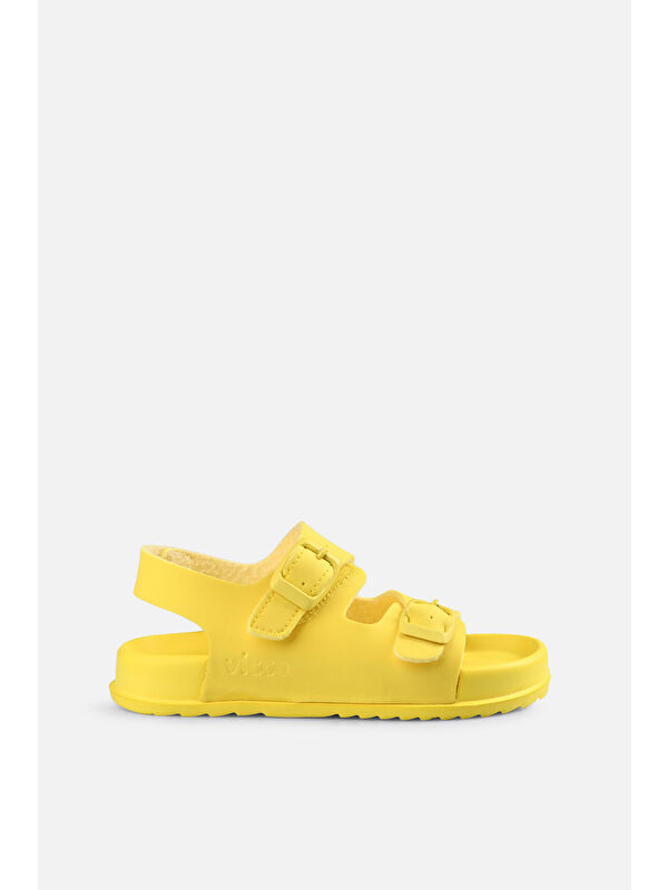 Miyu Hafif Kız Bebek Sarı Sandalet - Görsel 5