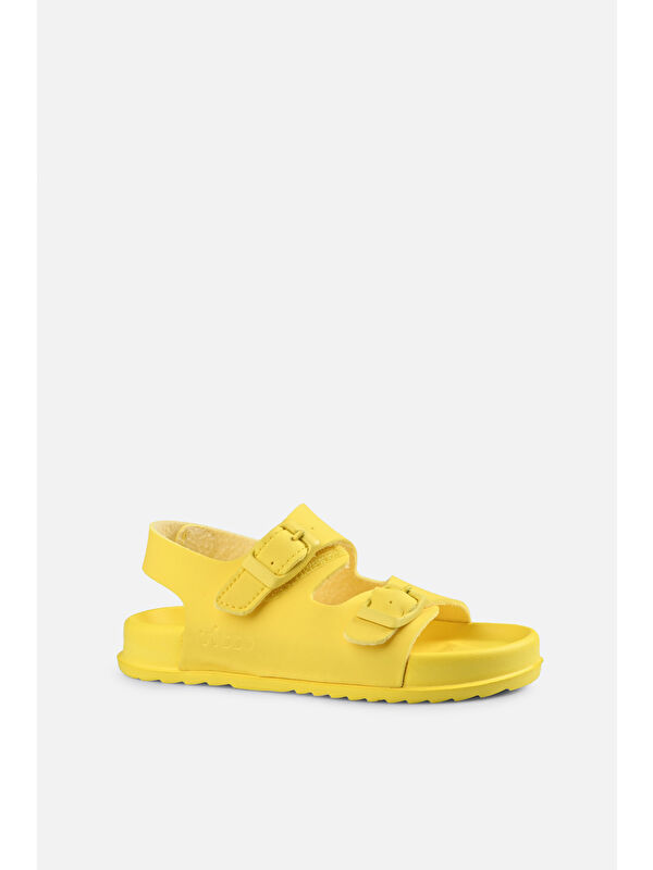 Miyu Hafif Kız Bebek Sarı Sandalet - Görsel 6