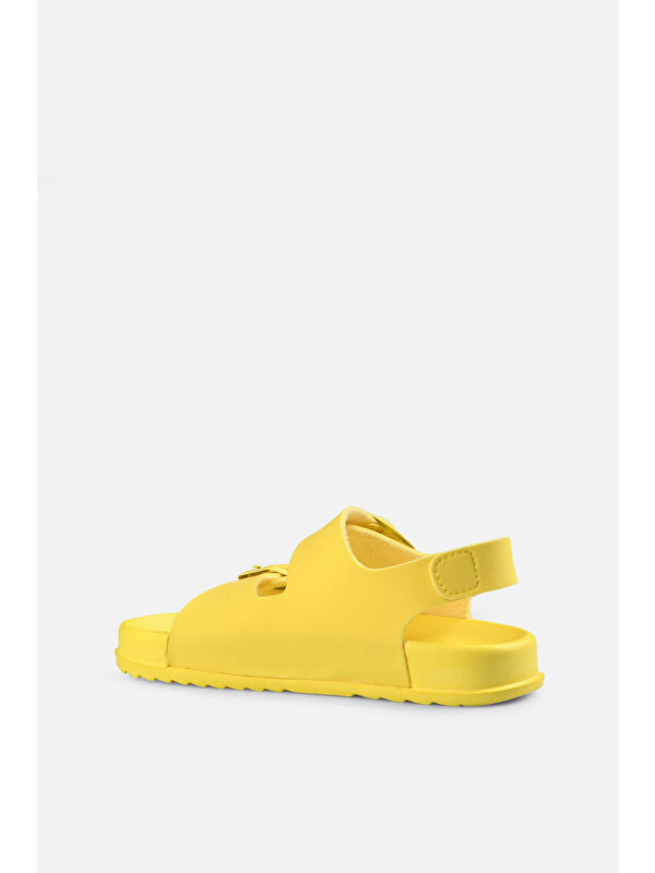 Miyu Hafif Kız Bebek Sarı Sandalet - Görsel 7