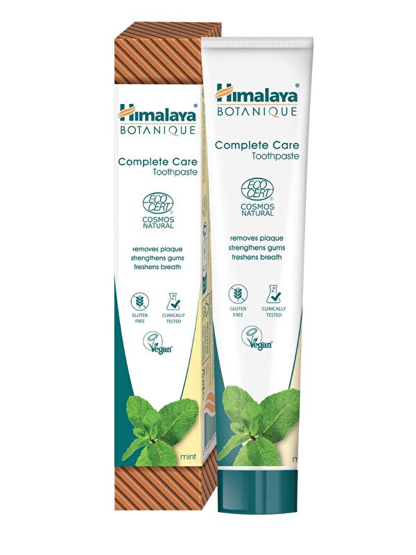Himalaya Since 1930 Plak Karşıtı Komple Bakım Diş Macunu 75ml | Ecocert Cosmos Sertifikalı | Organik Aktif, Nane Aromalı