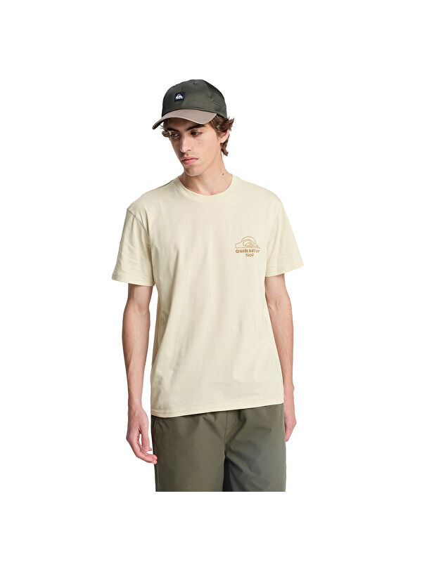 Quiksilver Bliss Point Erkek Bej Tişört