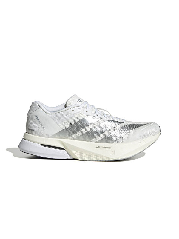 Adidas Adizero Boston 13 W Kadın Koşu Ayakkabısı JS4948 Beyaz