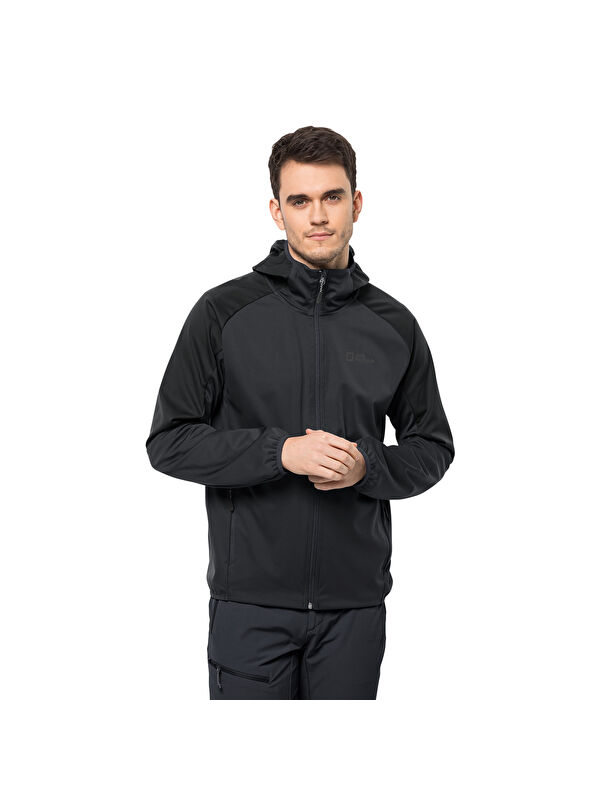 Jack Wolfskin Feldberg Hoody Erkek Gri Softshell