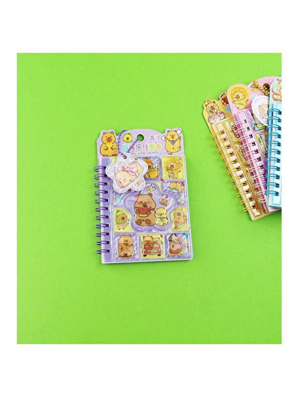 Bam Hediyelik Eşya Tasarımlı Sulu Kapaklı Defter - 8 Sayfa Sticker Hediyeli