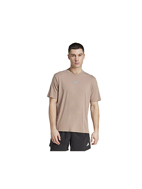 Adidas D4T Int. Tee Erkek Antrenman Tişörtü JW2557 Krem