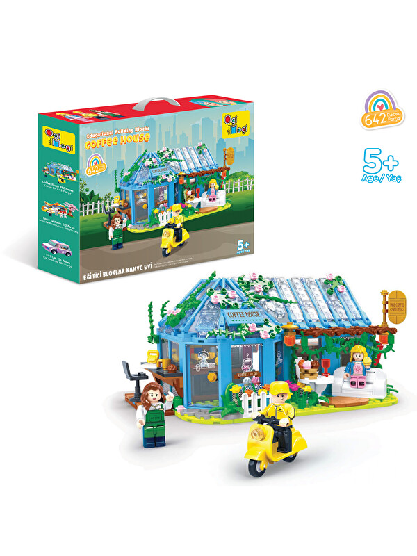 Ogi Mogi Toys Eğitici Bloklar Kahve Evi 642 Parça Yapı Seti