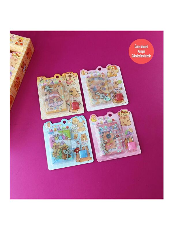 Bam Hediyelik Eşya Kilitli Mini Defter – 24 Yaprak