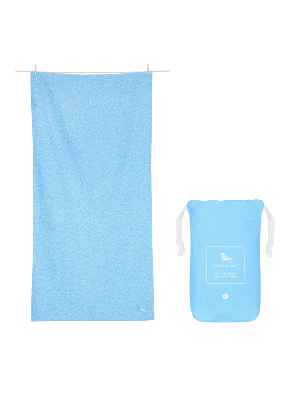 Dock & Bay Dock And Bay Hızlı Kuruyan Havlu Essential L Lagoon Blue