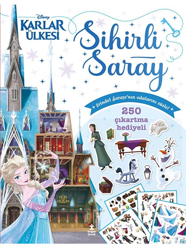 Doğan Çocuk Karlar Ülkesi - Sihirli Saray 250 Çıkartmayla Sayfaları Süsle! -