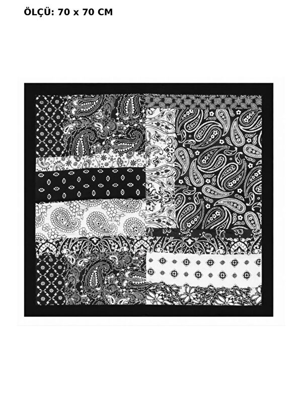 New Obsessions Bohemia Serisi 70X70 Saten Fular