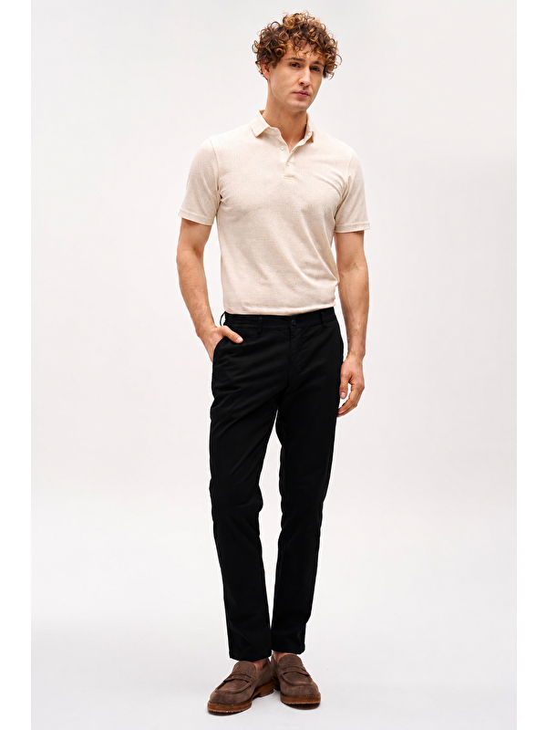 igs Erkek Siyah Pamuklu Dynamic Fit Pantolon