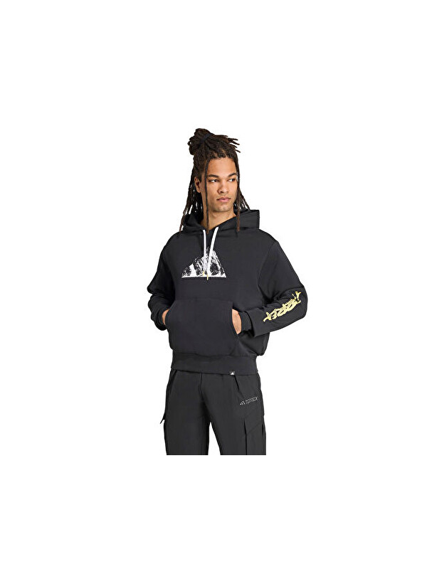 Adidas U Snow Hd Unisex Outdoor Sweatshirts JM6363 Siyah
