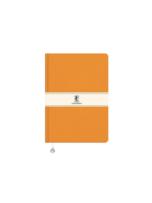 Keskin Color A5 Çizgili Termo deri ve Esnek Kapak Limited Edition Defter - Hardal
