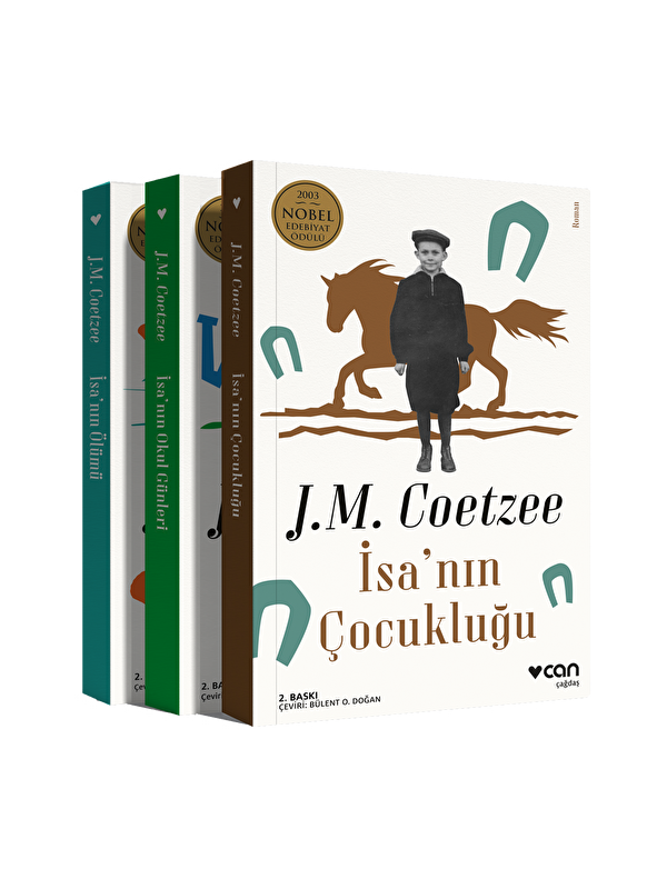Can Yayınları J.M. Coetzee - İsa Üçlemesi Seti (1-2-3)