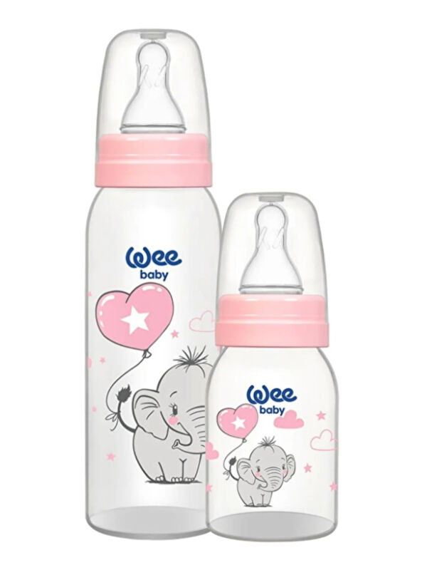 WEE BABY Pp Biberon Set Fil Pembe 125+250 2'li