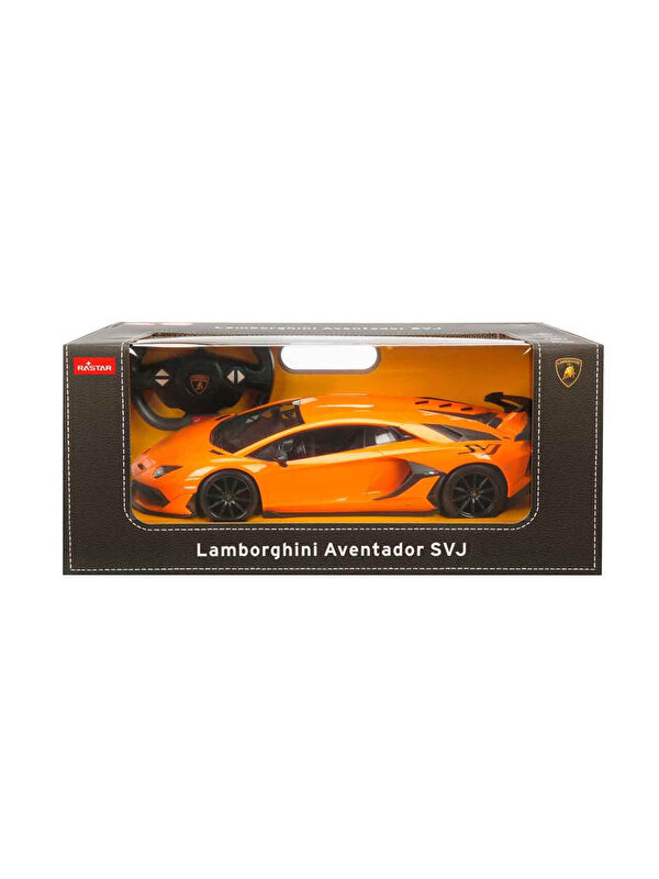 Rastar 1:14 Uzaktan Kumandalı Lamborghini Aventador Araba 34 cm Turuncu S00096000