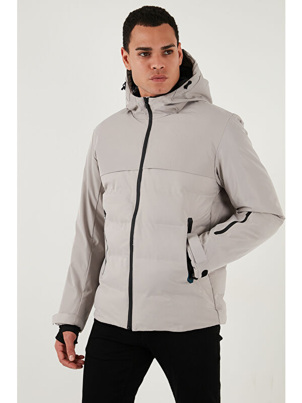 Buratti Regular Fit Kapüşonlu Kapitoneli Şişme Mont 497DEAN