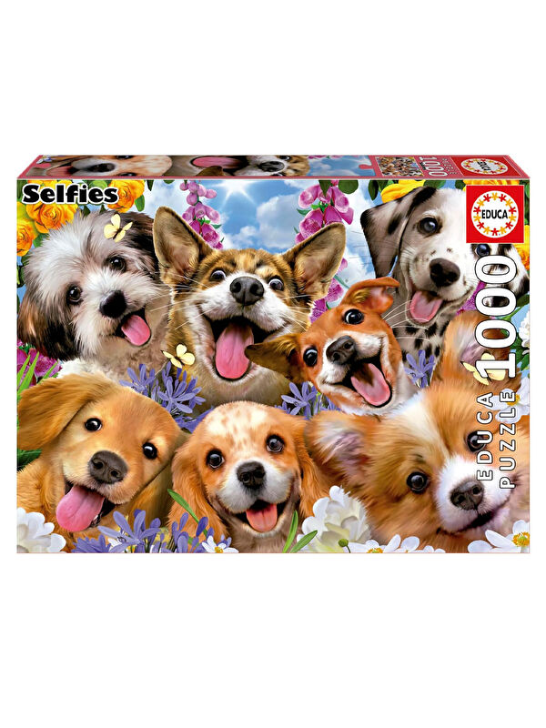 Educa Puzzle 1000 Parça Yavru Köpek Selfiesi 19931