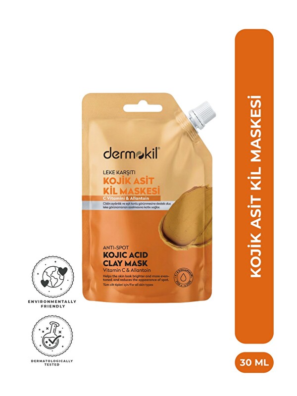 Dermokil Leke Karşıtı Kojik Asit Kil Maskesi 30 ml