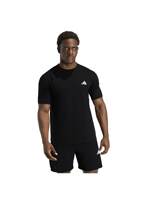 Adidas Workout Essentials Feelready Erkek Siyah Yuvarlak Yaka Tişört